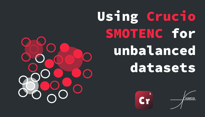 Using Crucio SMOTENC for unbalanced datasets