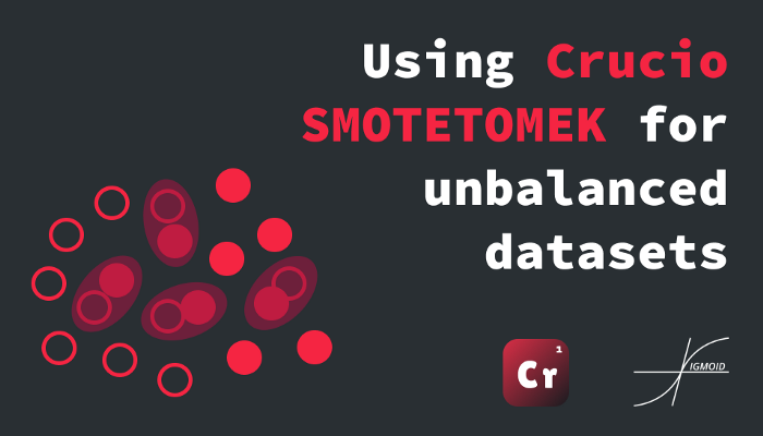 Using Crucio SMOTETOMEK for balancing data